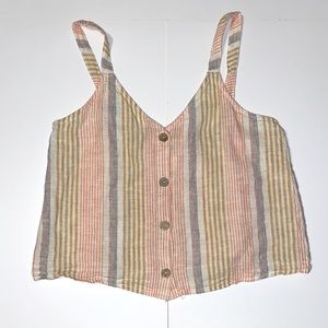 (SOLD) Stripped cropped top